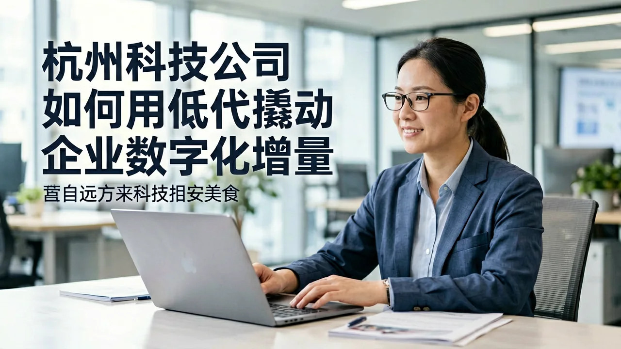 杭州科技公司如何用低代码撬动企业数字化增量