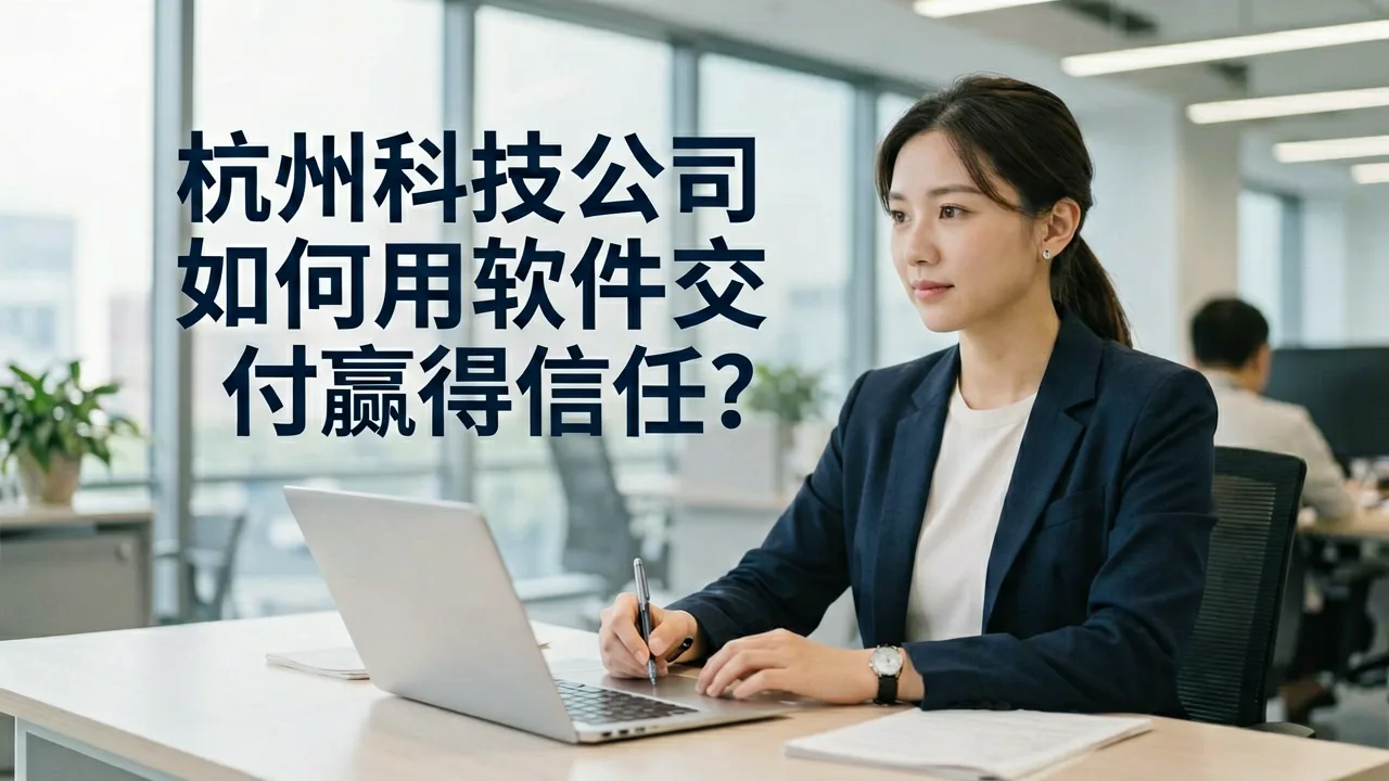 杭州科技公司如何用软件交付赢得信任